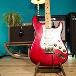 Load image into Gallery viewer, Fender The STRAT from 1979-1980 in Candy Apple Red with maple neck
