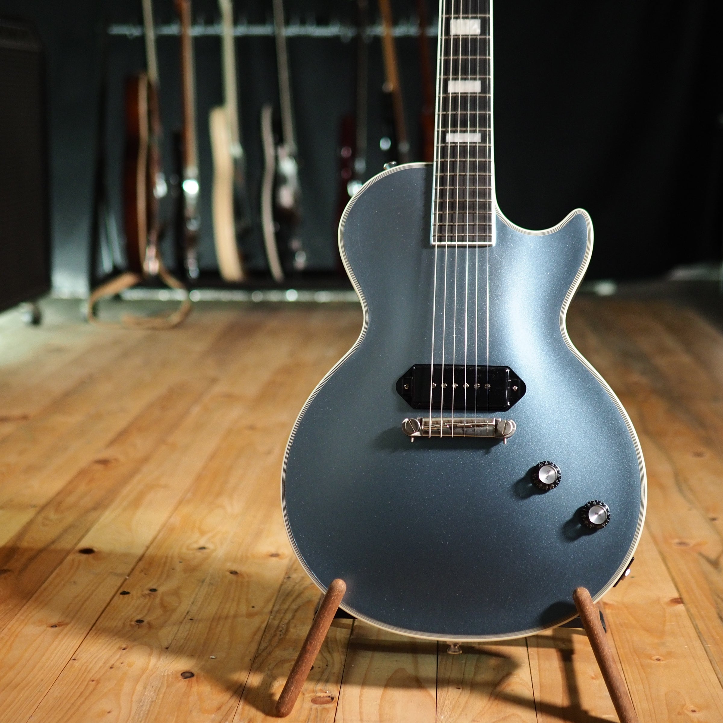 Epiphone Jared James Nichols "Blues Power" Les Paul Custom, Aged Pelham Blue