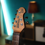 Load image into Gallery viewer, Music Man Luke III in Ocean Sparkle from 2021
