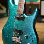 Load image into Gallery viewer, Music Man Luke III in Ocean Sparkle from 2021

