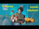 Load and play video in Gallery viewer, Fender Competition Mustang from 1973
