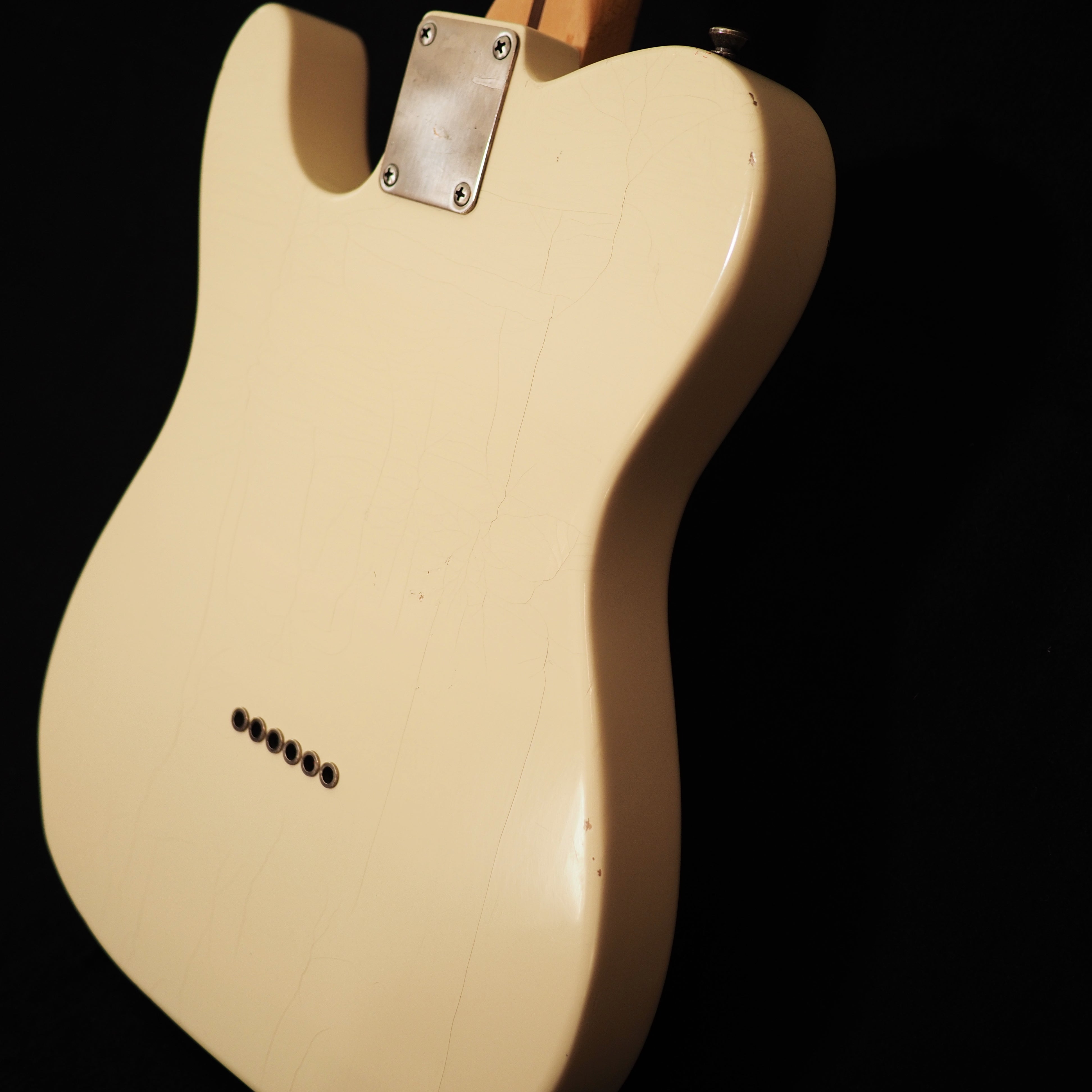 Maybach Teleman 54 vintage cream aged with Amber pickups - wurst.guitars