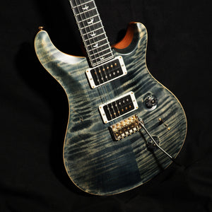 PRS Custom 24 30th Anniversary Wood Library 10 Top in Faded Whale Blue - wurst.guitars