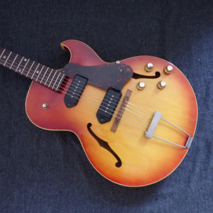 Gibson ES-125 TDC Sunburst near mint from 1963 - one owner, with original case and receipt - wurst.guitars