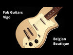 Load and play video in Gallery viewer, Fab Guitars Vigo - Handmade in Belgium
