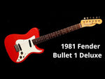 Load and play video in Gallery viewer, Fender Bullet One Deluxe 1981
