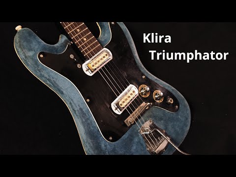 Klira Triumphator in Blue Velvet from the 60s